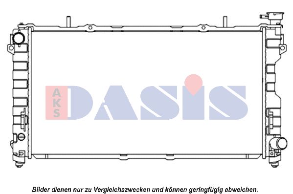 AKS DASIS Jäähdytin,moottorin jäähdytys 522000N